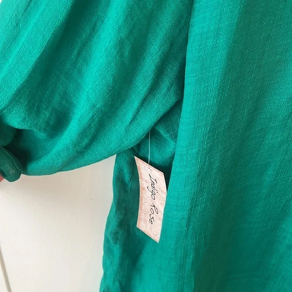 Indigo Rose Button Down Shirt - Picture 5 of 5